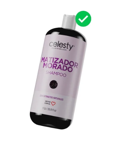 Shampoo Matizador Morado Mayoreo Celesty