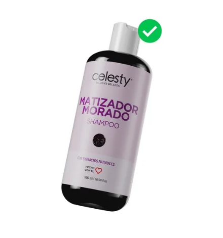 Shampoo Matizador Morado Mayoreo Celesty