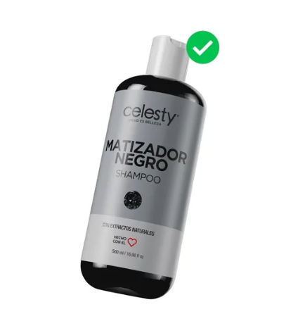 Shampoo Matizador Negro Mayoreo Celesty