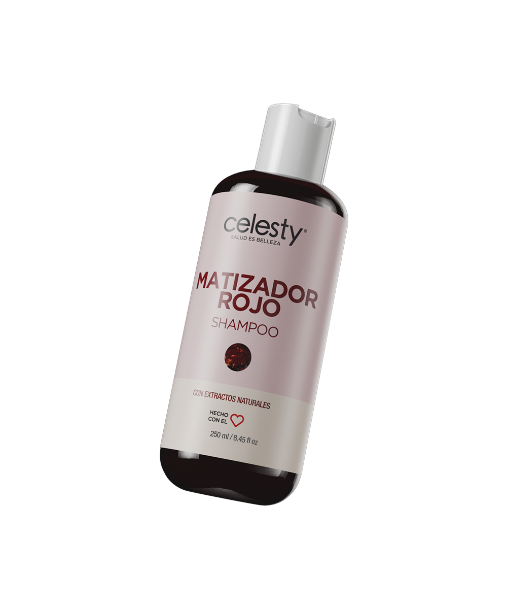 Shampoo Matizador Rojo Red Cabello Cobrizo Cobrizos