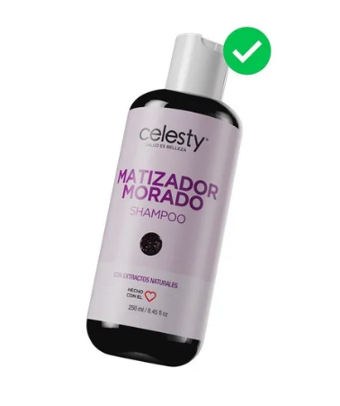 Shampoo Matizador Morado Mayoreo Celesty