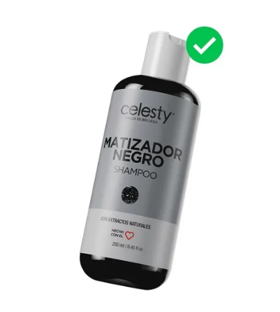 Shampoo Matizador Negro Mayoreo Celesty