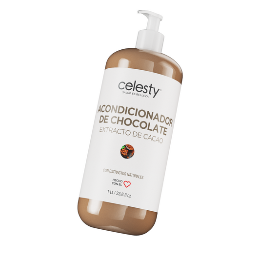 Acondicionador Cocoa y Chocolate Celesty® – Control Antifrizz y Brillo Natural