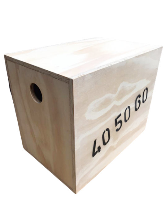 Banco Madera Reforzado Saltos De Caja Ejercicio Crossfit Gym