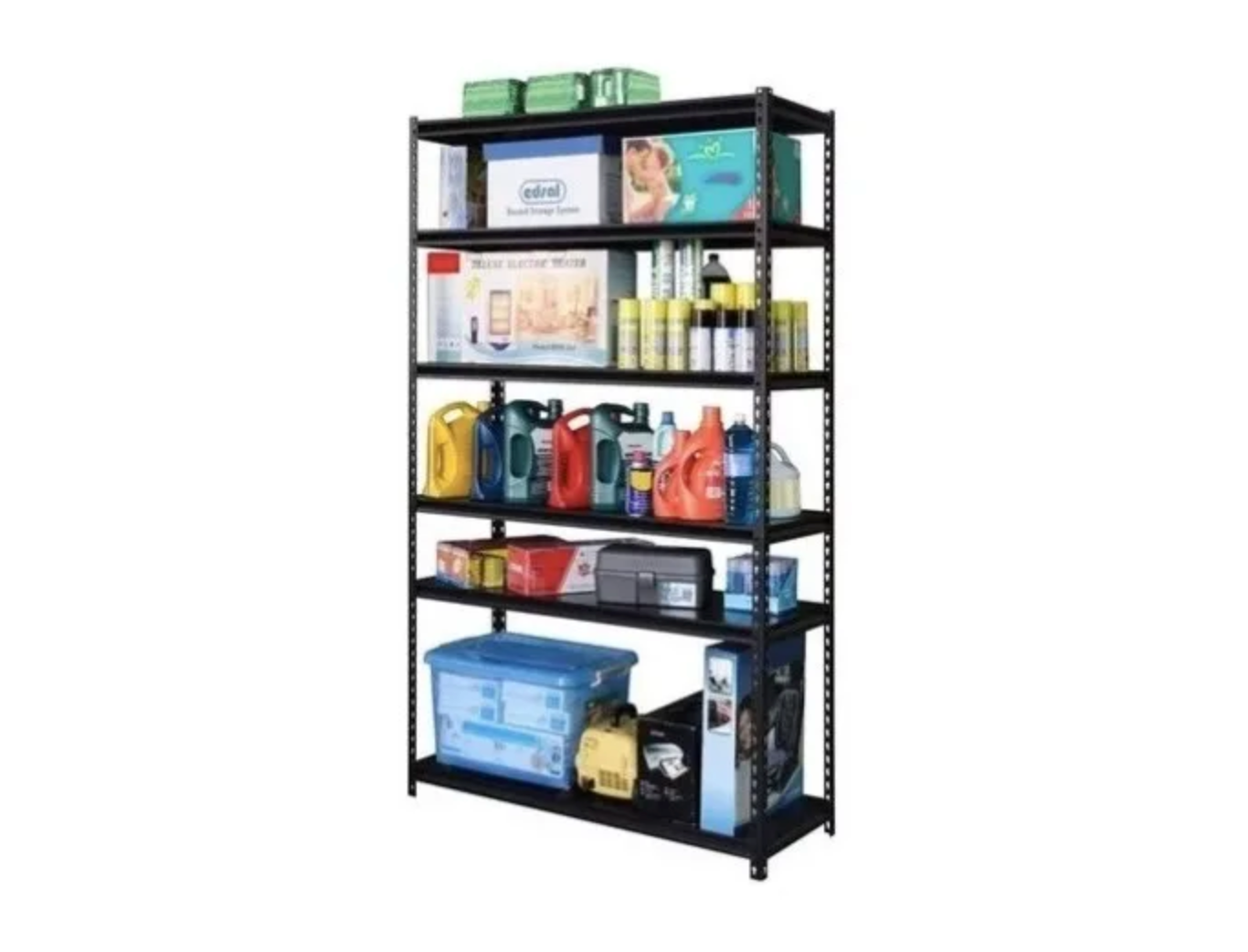 Estante De Acero Muscle Rack 6 Repisas Industrial Anaquel