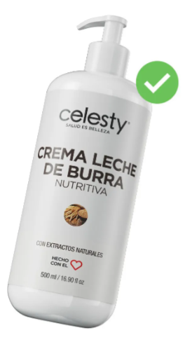 Crema Corporal Y Facial Leche De Burra Celesty Mayoreo
