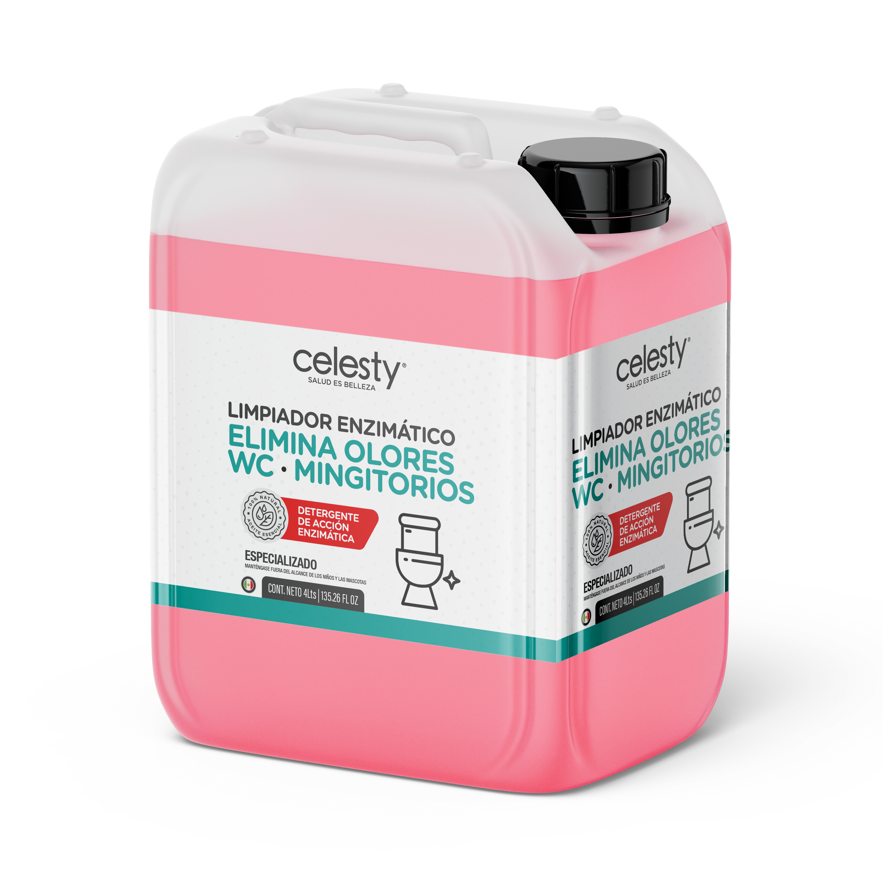 Limpiador Enzimático Elimina Olores Wc Mingitorios 1l
