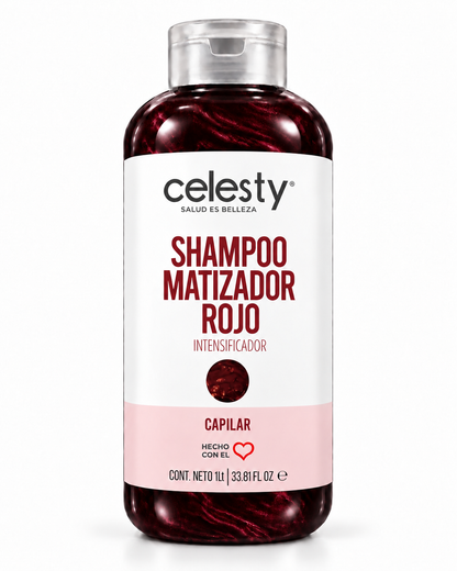 Shampoo Matizador Rojo Red Cabello Cobrizo Cobrizos
