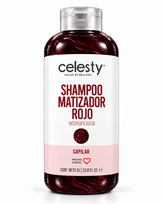 Shampoo Matizador Rojo Red Cabello Cobrizo Cobrizos