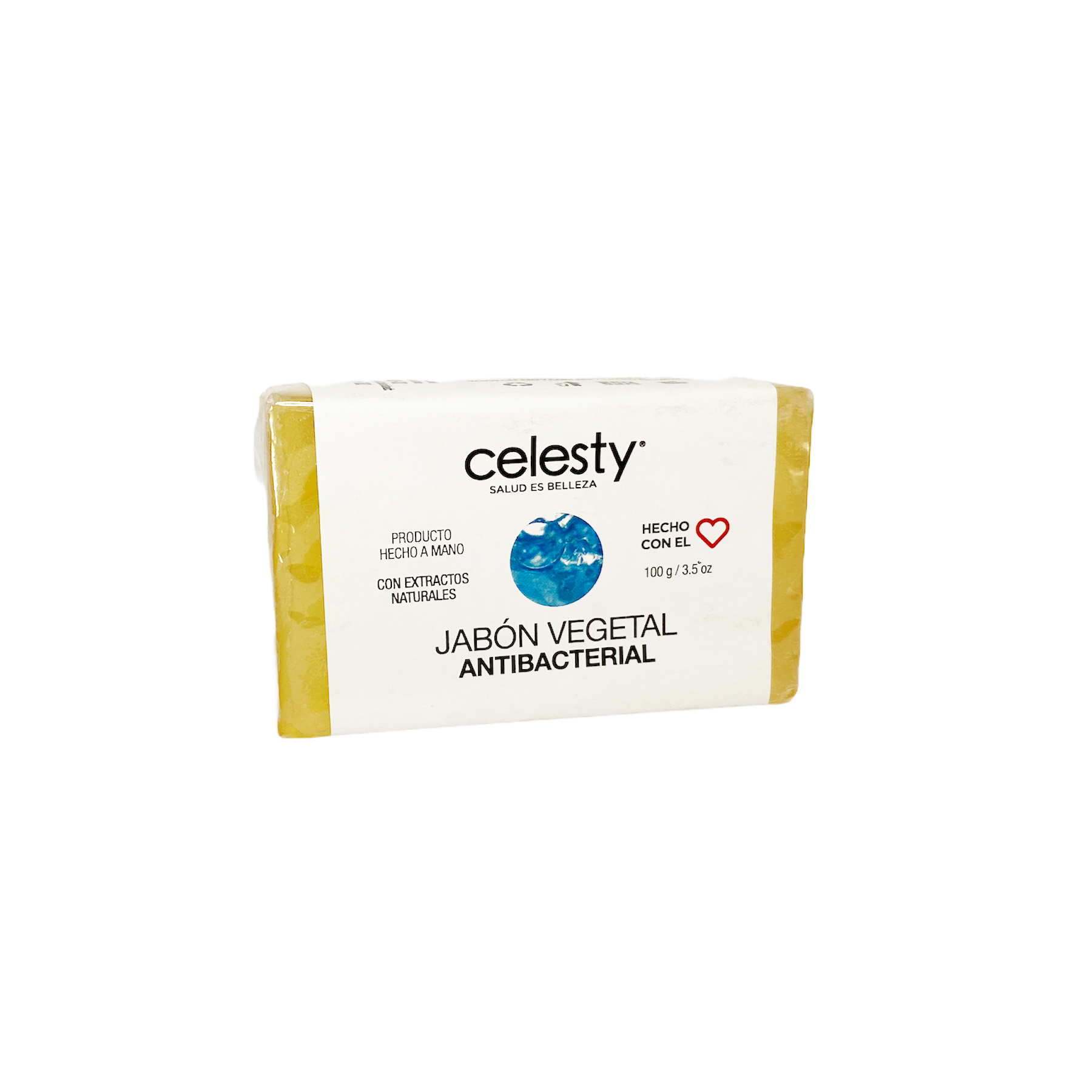 Jabon Vegetal Antibacterial Glicerina Celesty