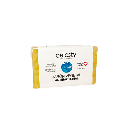 Jabon Vegetal Antibacterial Glicerina Celesty