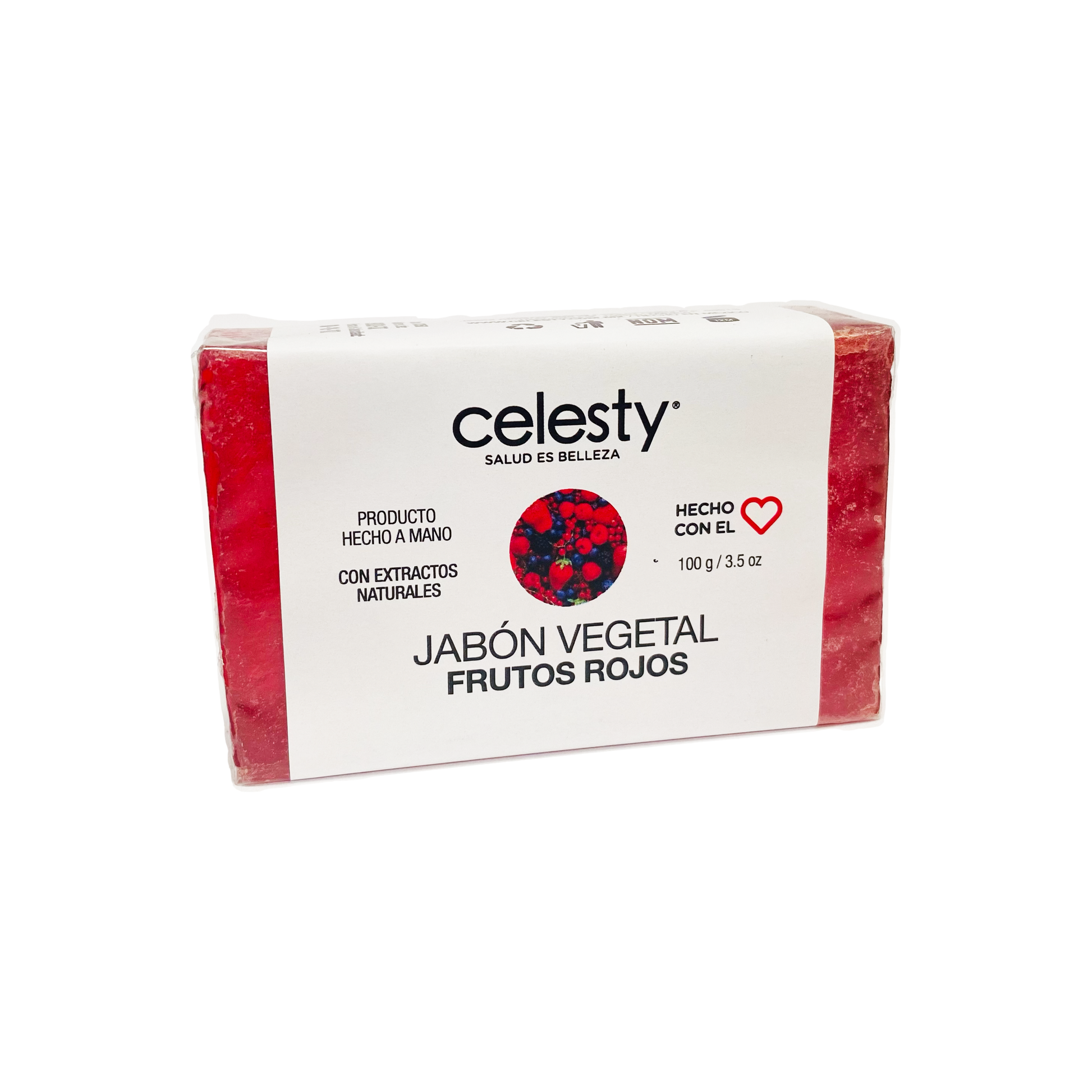 Jabon Vegetal Frutos Rojos