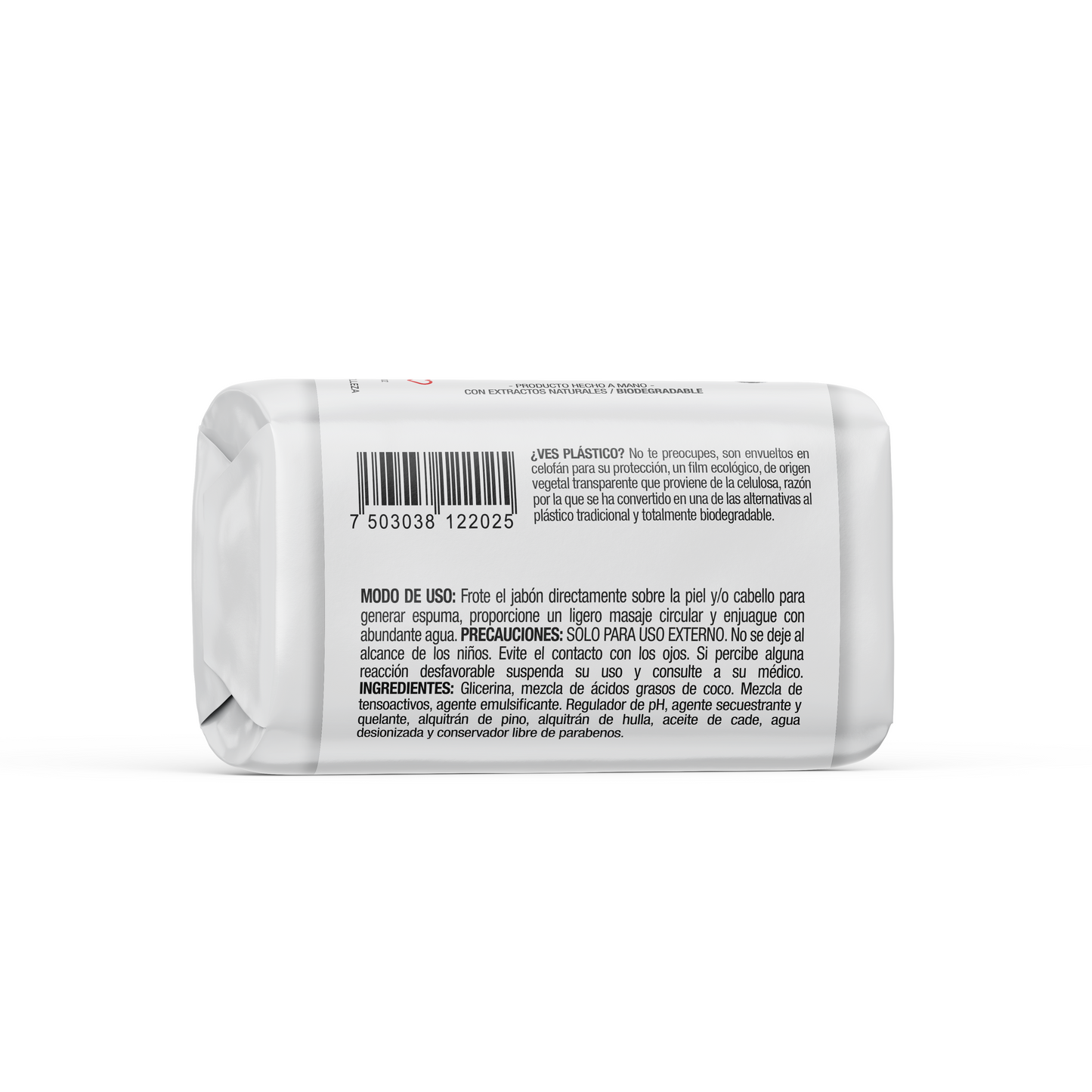 Jabón Vegetal Alquitrán de Hulla Psioriasis Glicerina 100g