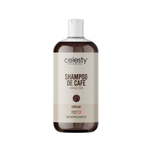 Shampoo de Café Fortalecedor Crecimiento Capilar, Brillo y Anticaída Natural