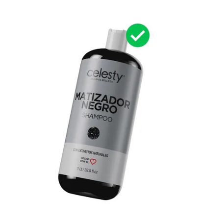 Shampoo Matizador Negro Mayoreo Celesty