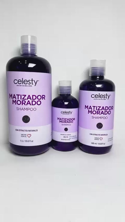 Shampoo Matizador Morado Mayoreo Celesty